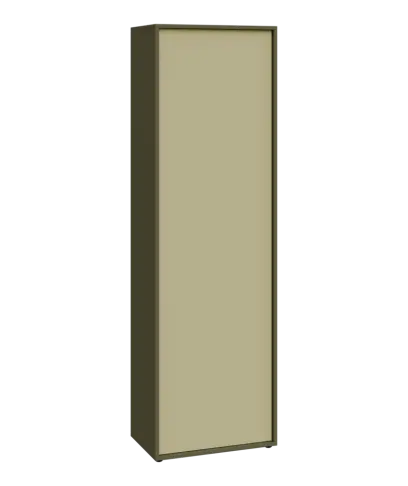 ERY S660 P šatní skříň, 1-dveřová, šatní tyč, 2000x600x600, pravá, zelená